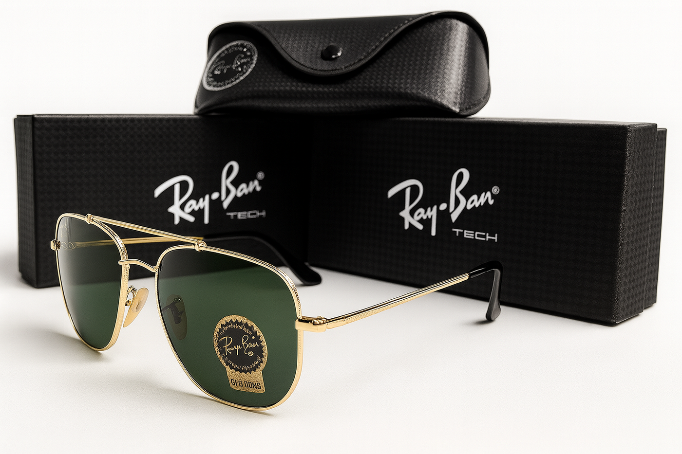 Rayban Marshal RB3648 - Green-Gold