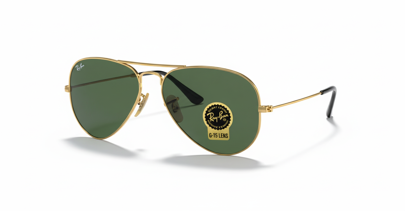 Ray-Ban Aviator Classic RB3025 - Green-Gold