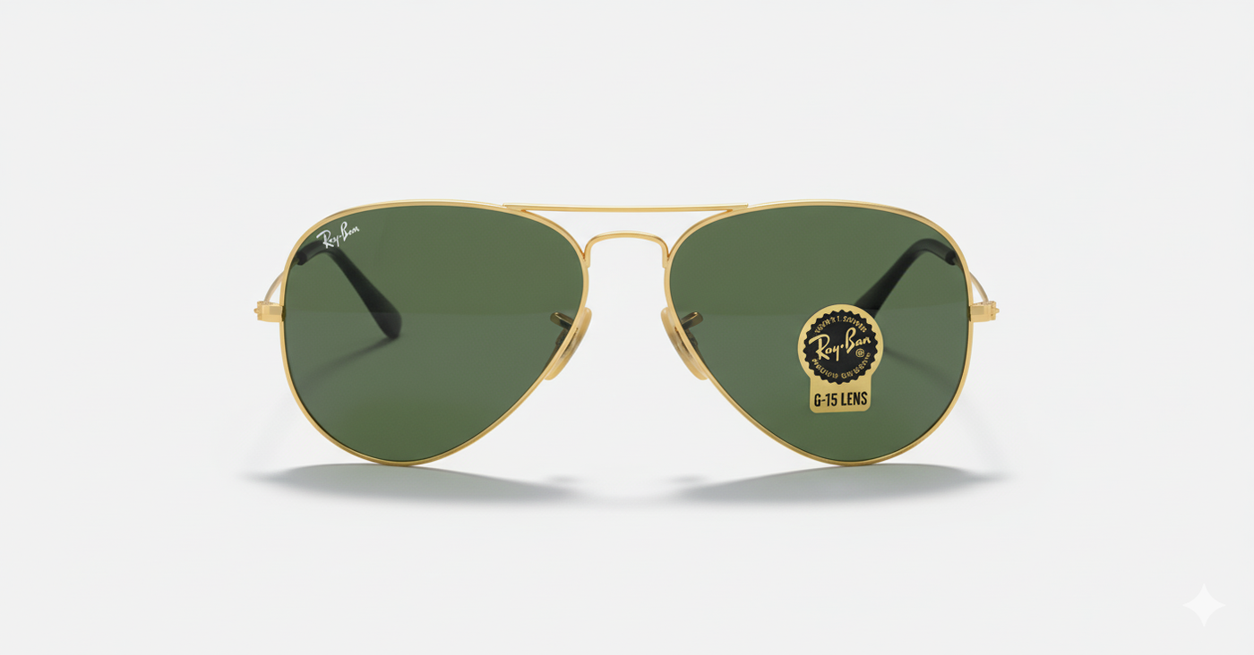 Ray-Ban Aviator Classic RB3025 - Green-Gold
