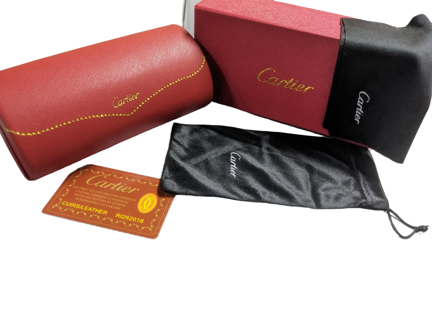 Cartier Rimless CT0046S Sunglasses - Purple Brown