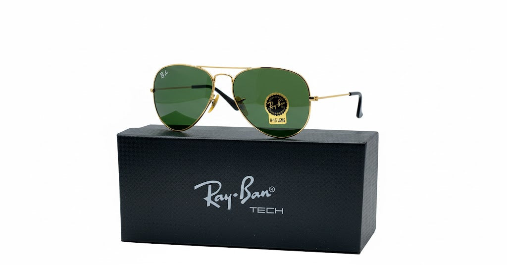 Ray-Ban Aviator Classic RB3025 - Green-Gold